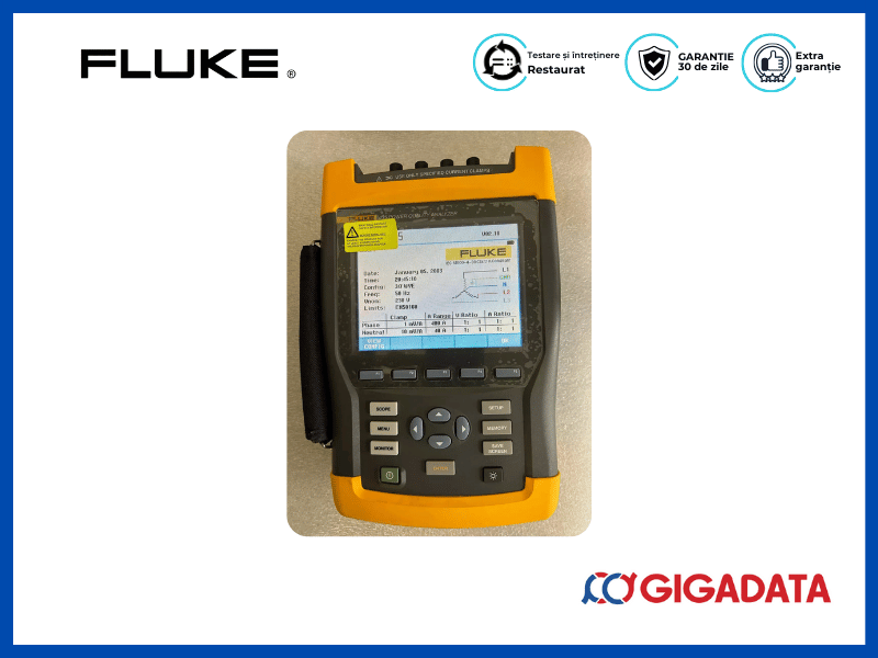 Fluke 435 Three Phase Power Quality Analyzer *Fara accesorii* - 1