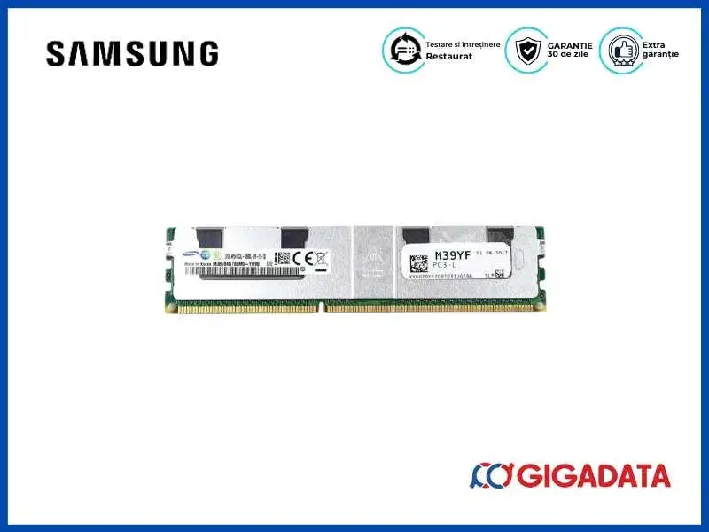 Samsung 64GB 8Rx4 PC3-12800L 1600MHz ECC LRDIMM M386B8G70DE0-CK03Q - 1