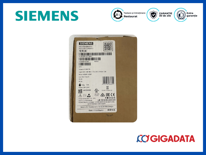 SIEMENS 6SL3210-1KE11-8AF2 Variable Frequency Drive - 1